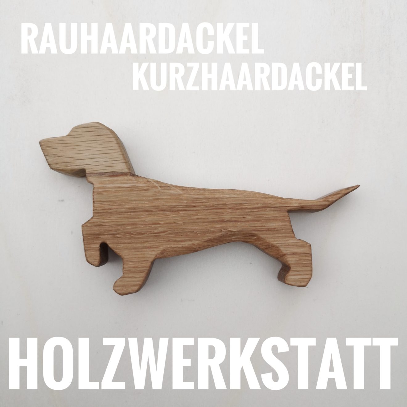 Dackel aus Holz